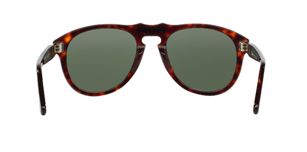 PERSOL PO0649 24-31 HAVANA sunglasses is distinguished